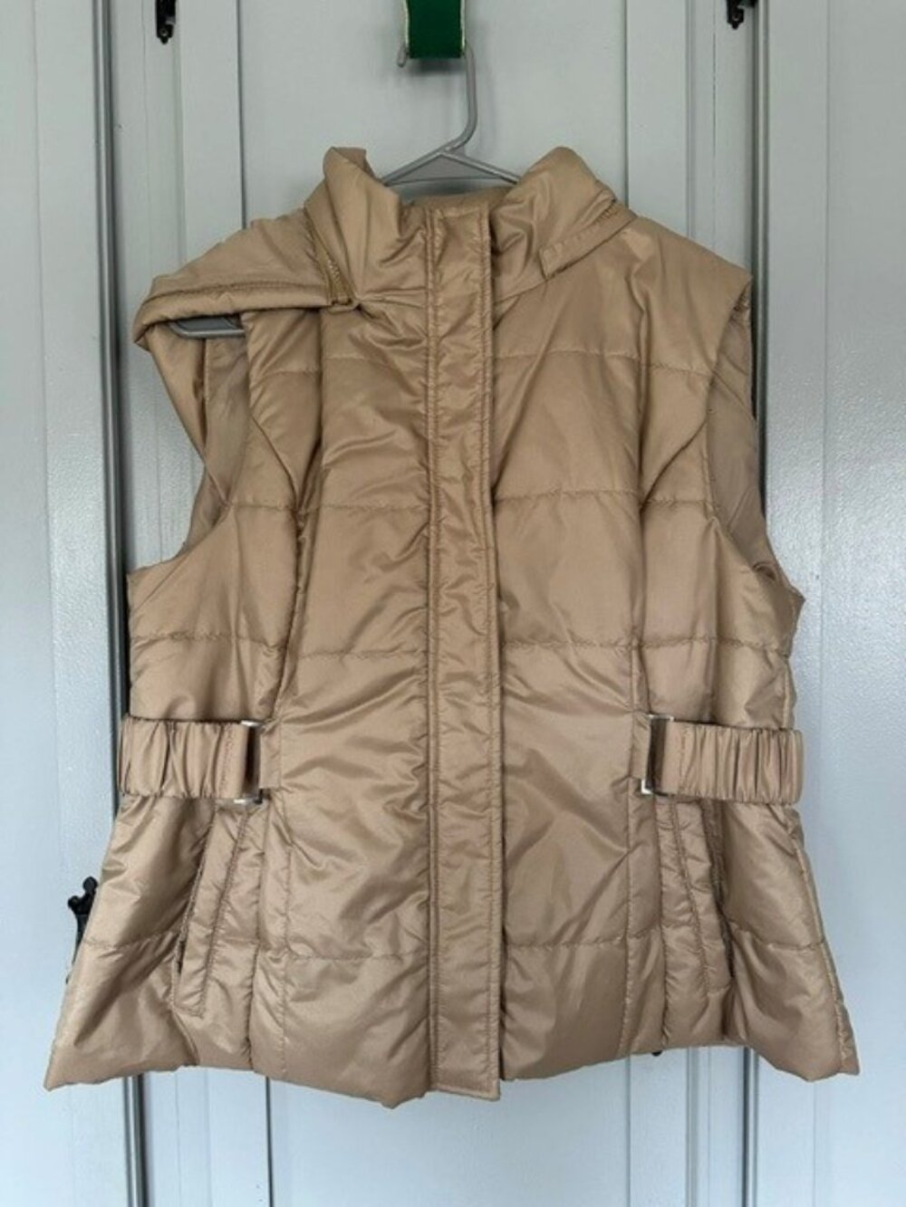 New York & Co Tan/Gold Vest